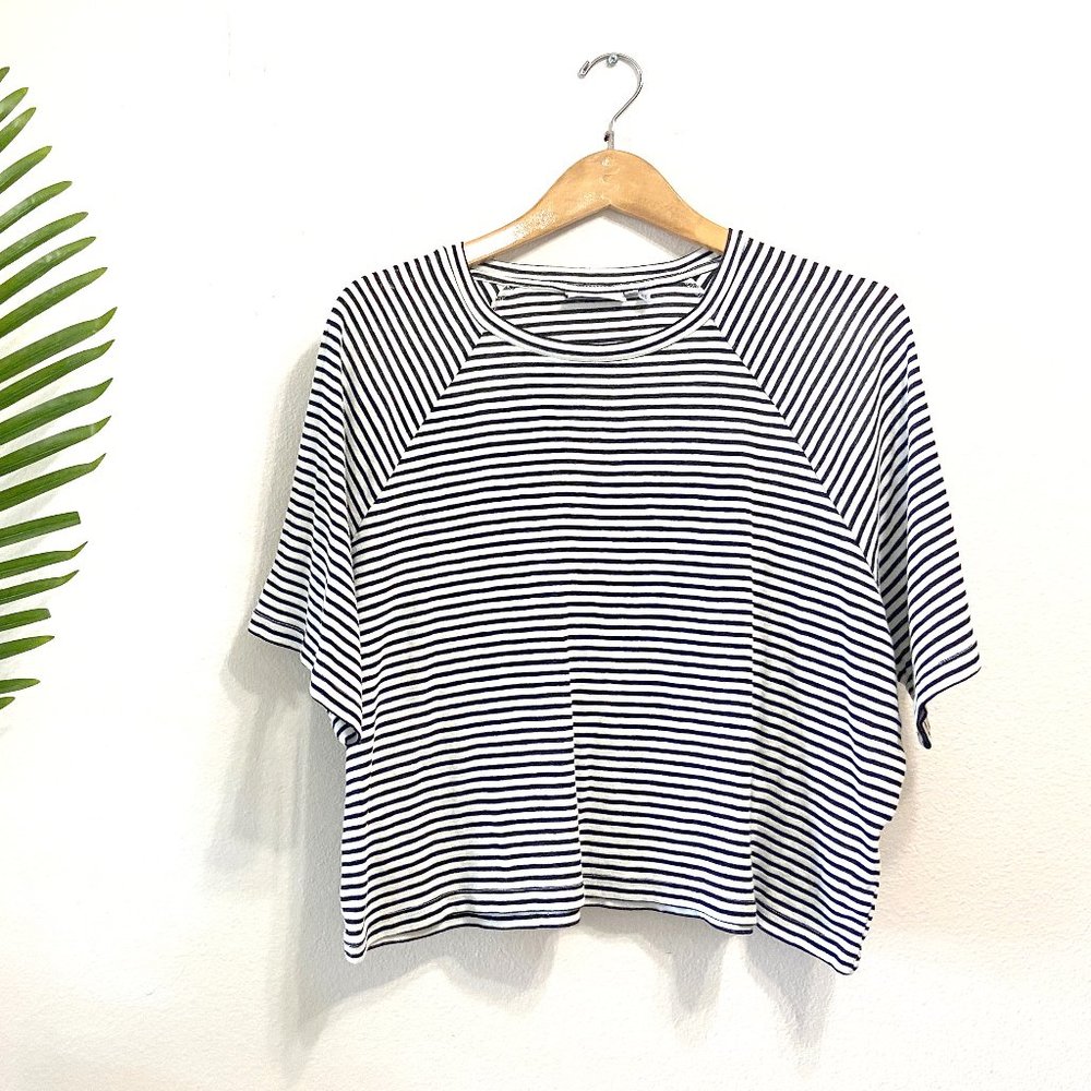 ASOS Weekday Boxy Striped Top